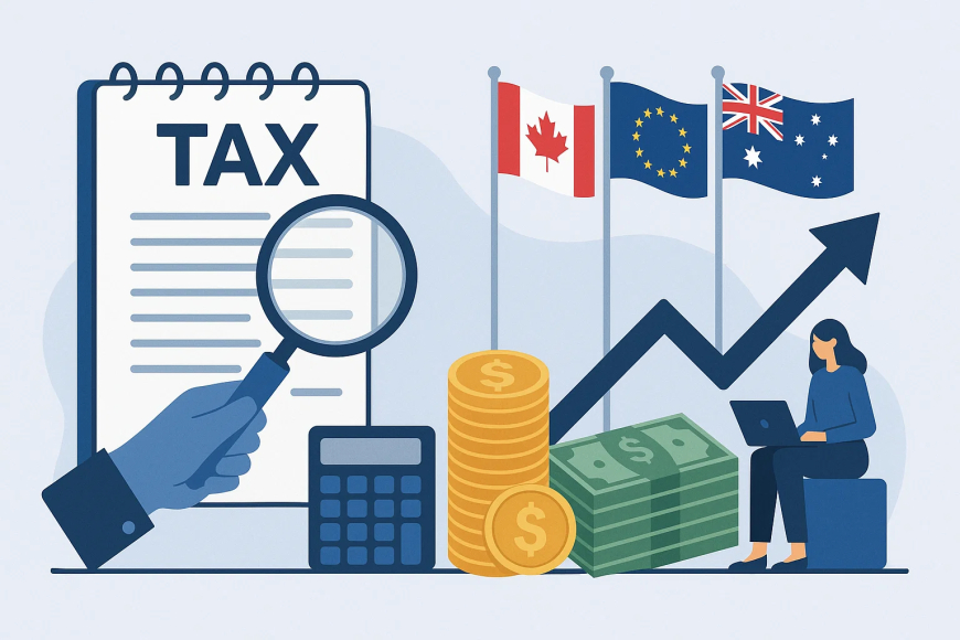 Taxes in Tier-1 Countries: Comparing the US, Canada, Europe, and Australia – and How to Legally Pay Less