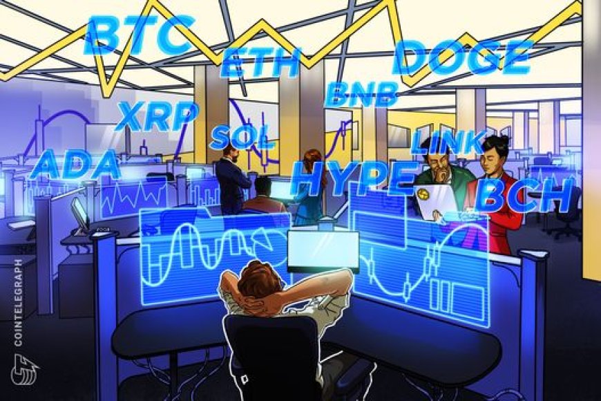 Price predictions 10/31: BTC, ETH, BNB, XRP, SOL, DOGE, ADA, HYPE, LINK, BCH